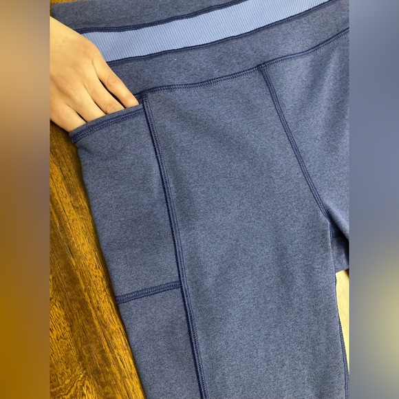 CALIA by Carrie U. Essential Ribbed Legging Purple Vibes Heather. Size Small NWT - Picture 6 of 15